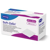 Tampoane impregnate cu alcool Soft-Zellin, 6x3 cm, 100 bucati, Hartmann
