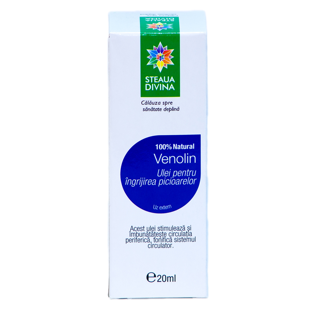 Ulei pentru ingrijirea picioarelor Venolin, 20 ml, Steaua Divina