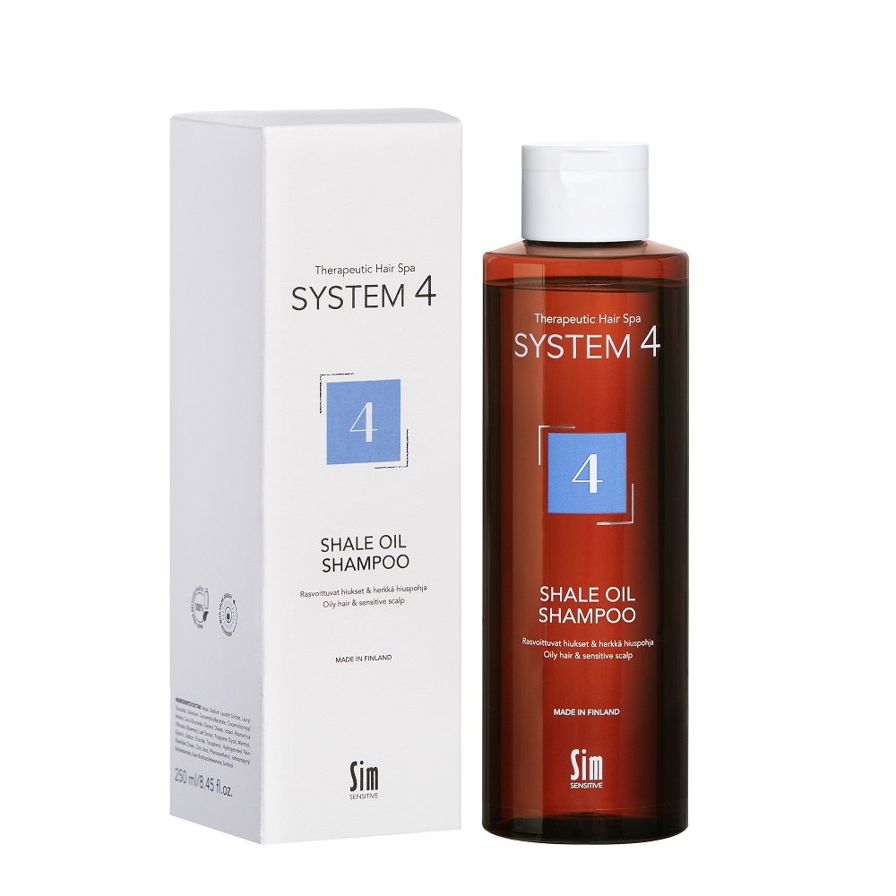 Sampon tratament pentru par si scalp gras seboreic antimatreata System 4, 250 ml, Sim Sensitive