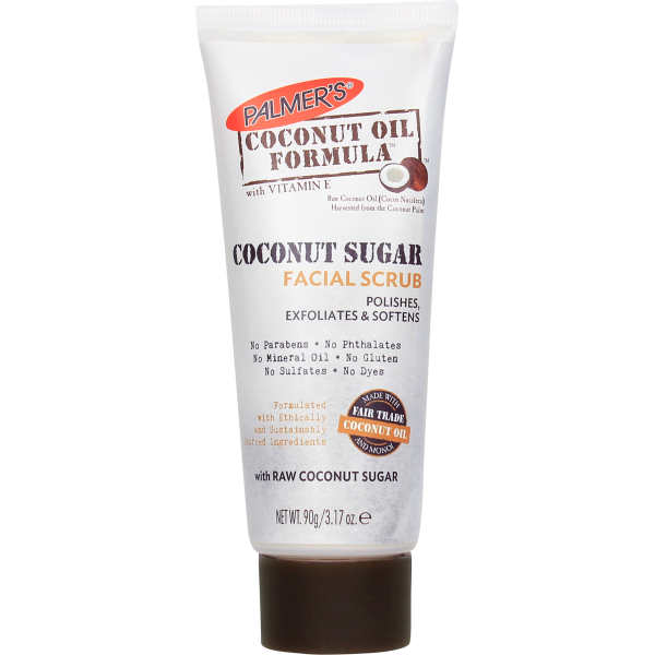 Scrub facial cu zahar de cocos, 90g, Palmer`s