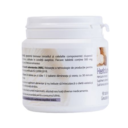 Hericium MRL, 90 tablete, Mycology Research Laboratories 629349