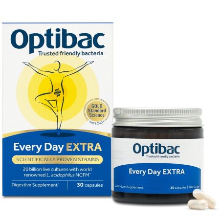 Probiotic zilnic Extra Forte, 30 capsule, OptiBac 665873