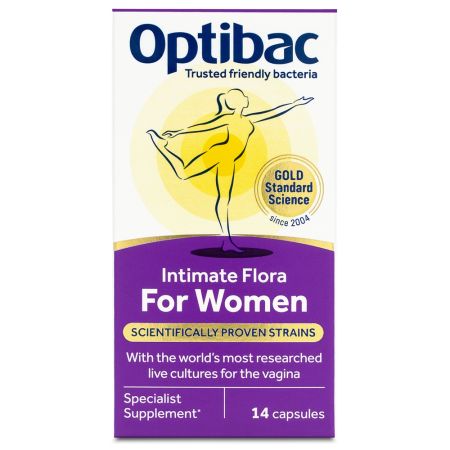 Probiotic pentru flora vaginala, 14 capsule, OptiBac