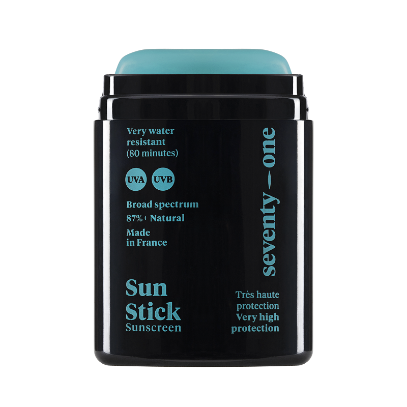 Stick rezistent la apa pentru fata SPF 50+, UVA Sun stick The Green Room, 10 g, SeventyOne