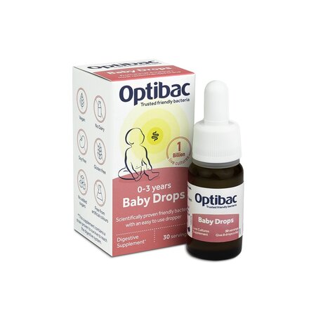 Probiotic pentru sugari si copii, 10 ml, OptiBac 665915