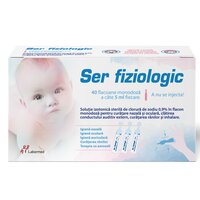 Ser fiziologic, 40 monodoze x 5 ml, Labormed