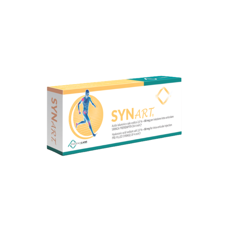 Synart, 80mg/4ml solutie injectabila cu acid hialuronic pentru infiltratii, 1 seringa preumpluta, Pharma Labs