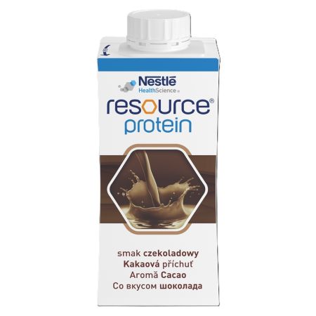 Resource 2.0 + Protein cu aroma de cacao  fara gluten, 4 x 200 ml, Nestle