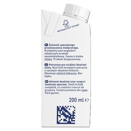 Resource 2.0 + Protein cu aroma de cacao  fara gluten, 4 x 200 ml, Nestle 693859