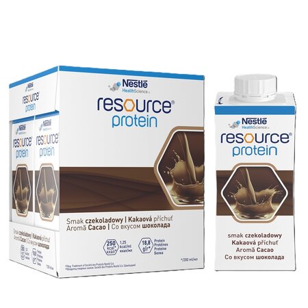 Resource 2.0 + Protein cu aroma de cacao  fara gluten, 4 x 200 ml, Nestle 693857