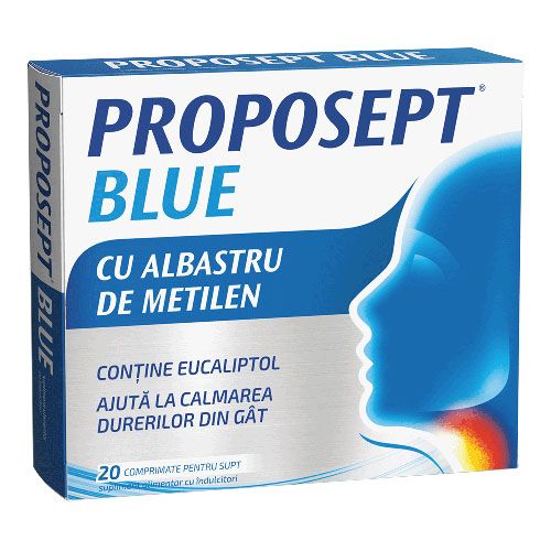 Proposept BLUE, 20 comprimate pentru supt, Fiterman