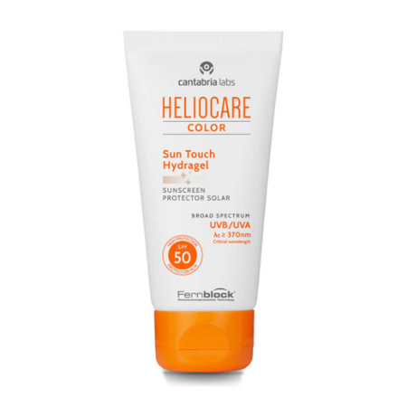 Gel cu SPF 50 pentru protectie solara Sun Touch Hydragel Heliocare Color, 50 ml, Cantabria Labs 535117