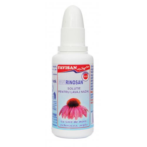 Solutie pentru lavaj nazal FaviRinosan, 30 ml, Favisan