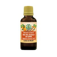 Ulei din samburi de caise presat la rece, 50 ml, Herbavit