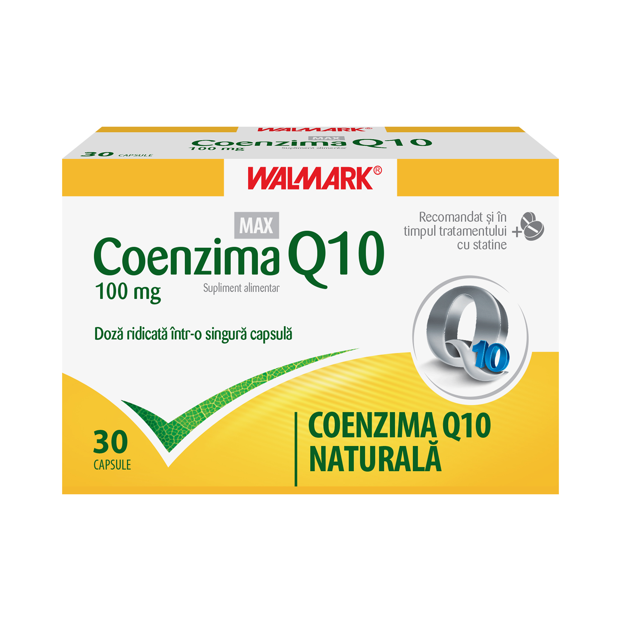 Coenzima Q10 Max, 100 mg, 30 capsule, Walmark
