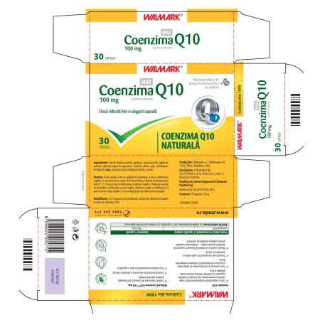 Coenzima Q10 Max, 100 mg, 30 capsule, Walmark 697571