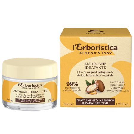 Tratament reparator cu ulei de argan si acid hialuronic, 50 ml, L'Erboristica