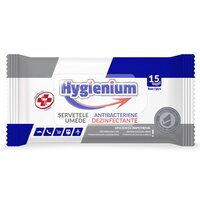 Servetele umede antibacteriene, 15 bucati, Hygienium