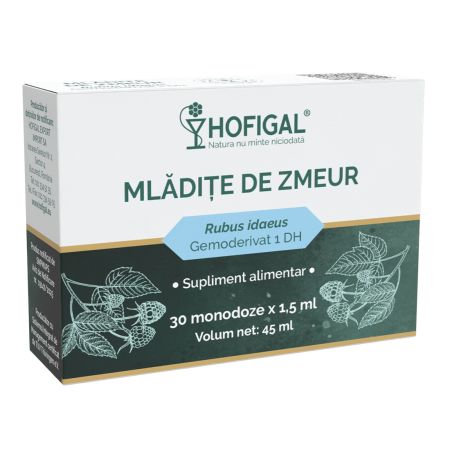 Mladite de Zmeur Gemoderivat, 30 monodoze, Hofigal