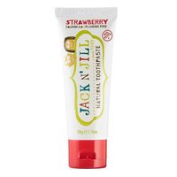 Pasta de dinti naturala cu aroma de capsuni pentru copii, 50 g, Jack n' Jill
