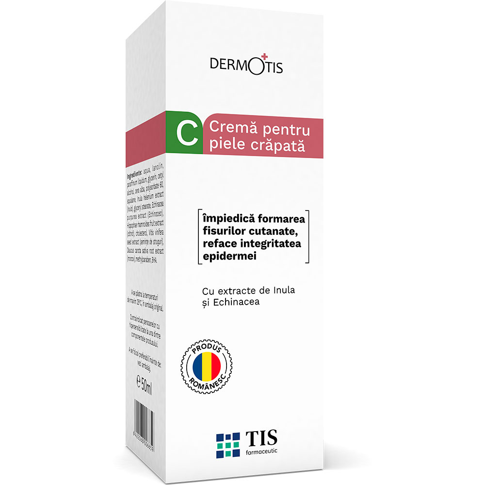 Crema pentru piele crapata DermoTis, 40 ml, Tis Farmaceutic