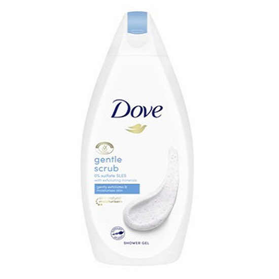 Gel de dus exfoliant, 500 ml, Dove