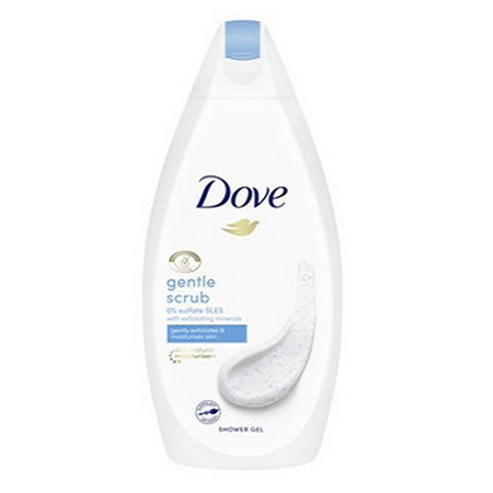 Gel de dus exfoliant, 500 ml, Dove