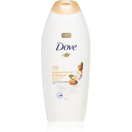 Spumant si gel de dus Karitte & Vanilla, 700 ml, Dove