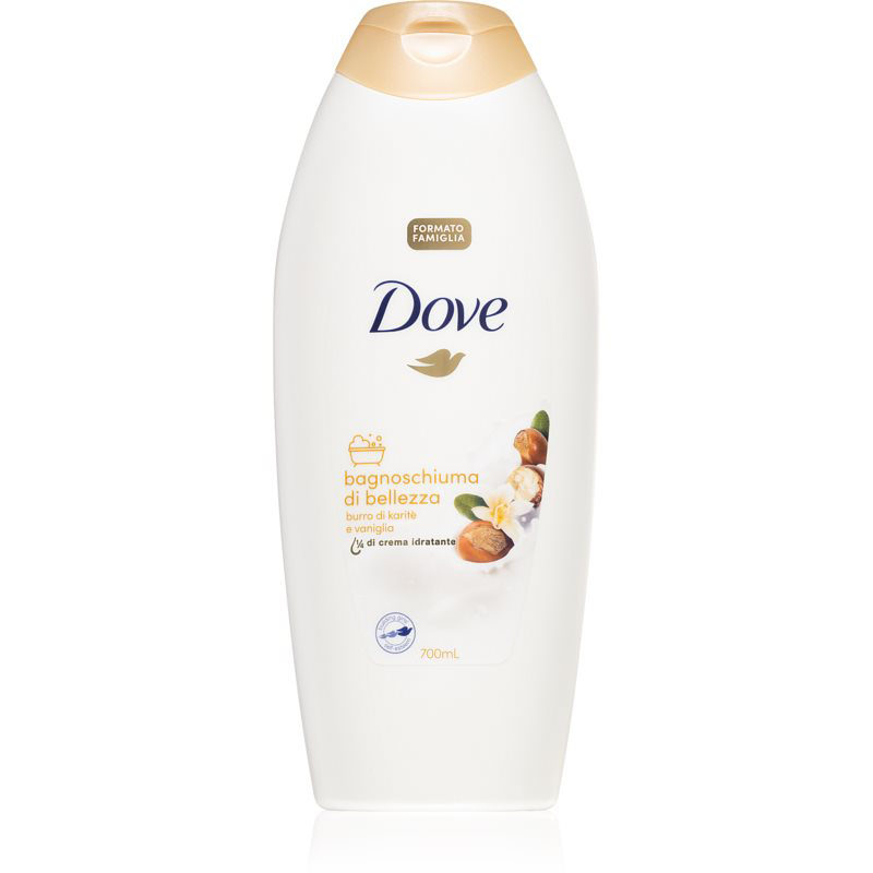 Spumant si gel de dus Karitte & Vanilla, 700 ml, Dove