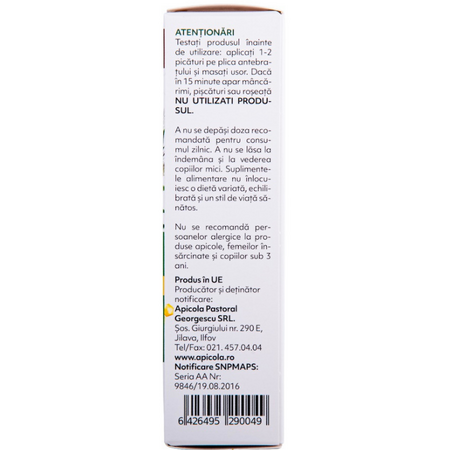 Extract de propolis verde, 20 ml, Albina Carpatina 722061