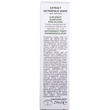 Extract de propolis verde, 20 ml, Albina Carpatina 722059