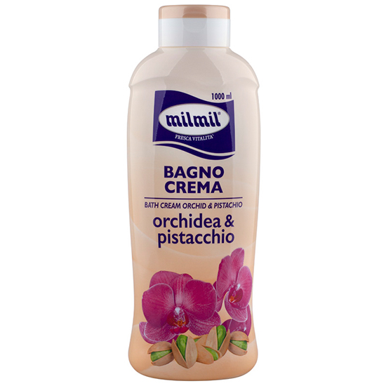 Spumant de baie cu orhidee si fistic Bagno Crema, 1000 ml, Milmil