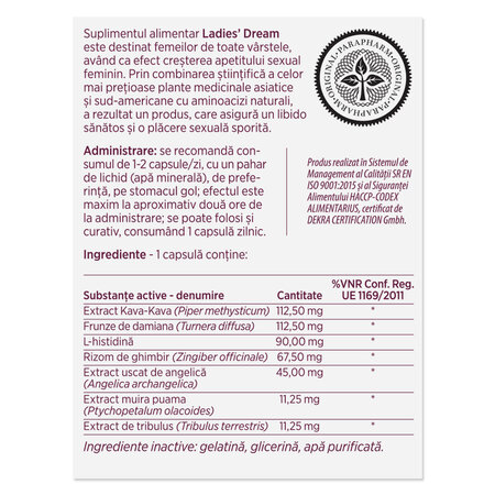 Ladies dream, 2 capsule, Parapharm 690532