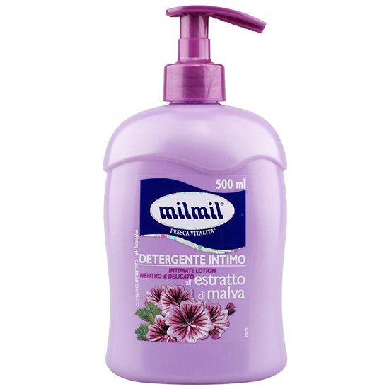 Sapun lichid intim cu nalba, 500 ml, Milmil