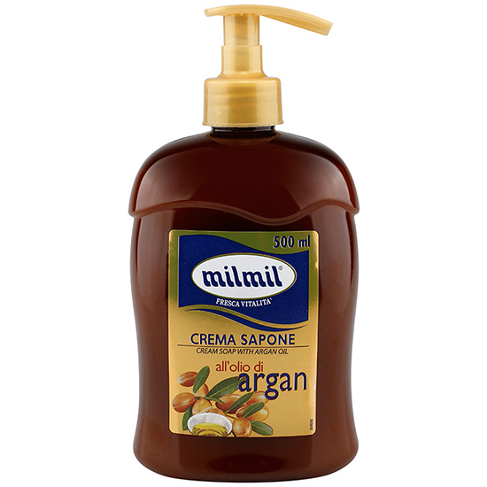 Sapun lichid cu ulei de argan, 500 ml, Milmil