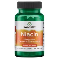 Niacin Vitamina B3, 100mg, 250 tablete, Swanson Health USA