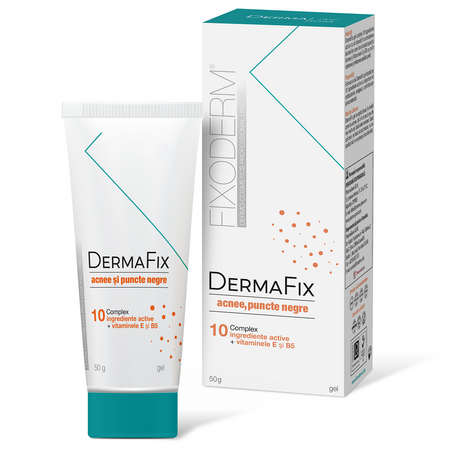 Gel pentru acnee si puncte negre DermaFix, 50g, Pharmagenix AI 557937