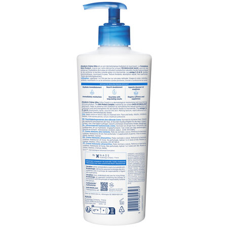Crema hidratanta pentru fata si corp Atoderm Ultra, 500 ml, derma 751543