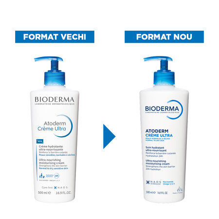 Crema hidratanta pentru fata si corp Atoderm Ultra, 500 ml, derma 751544