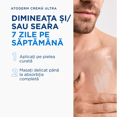 Crema hidratanta parfumata pentru fata si corp Atoderm Ultra, 500 ml, derma 751574