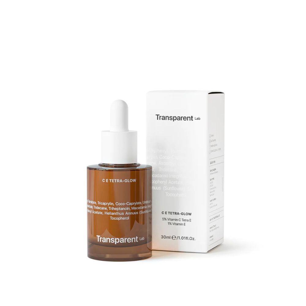 Serum iluminator si antioxidant C E TETRA-GLOW, 30 ml, Transparent Lab