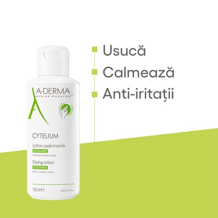 Lotiune pentru piele iritata Cytelium, 100 ml, A-Derma 610323