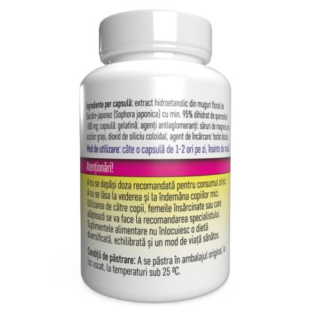 Quercetina, 60 capsule, Justin Pharma 710683