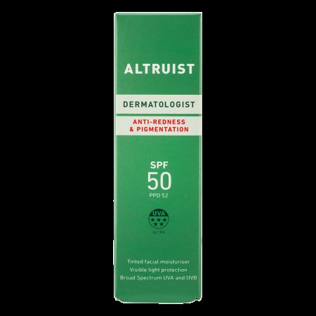 Crema colorata anti-roseata si anti-pete pigmentare cu SPF 50, 30 ml, Altruist 680634