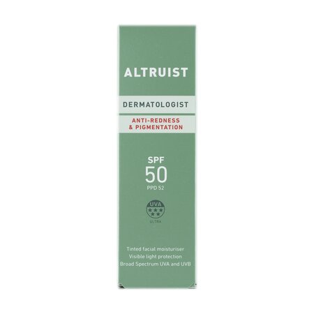 Crema colorata anti-roseata si anti-pete pigmentare cu SPF 50, 30 ml, Altruist 738964