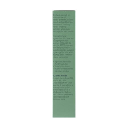 Crema colorata anti-roseata si anti-pete pigmentare cu SPF 50, 30 ml, Altruist 738967