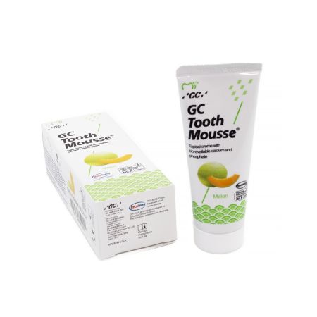 Crema topica remineralizanta pe baza de apa cu aroma de pepene galben Tooth Mousse, 40 g, GC 654238