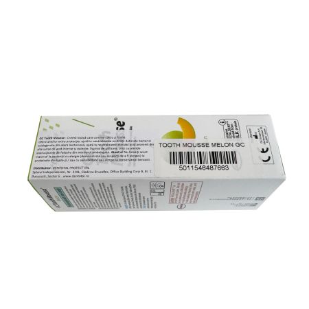 Crema topica remineralizanta pe baza de apa cu aroma de pepene galben Tooth Mousse, 40 g, GC 654239