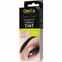 Crema coloranta pentru sprancene nuanta Black, 15 ml, Delia Cosmetics