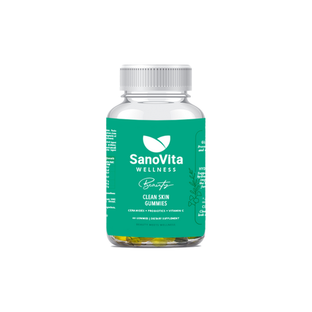 Jeleuri pentru piele sanatoasa Clean Skin Beauty, 60 bucati, Sanovita Wellness